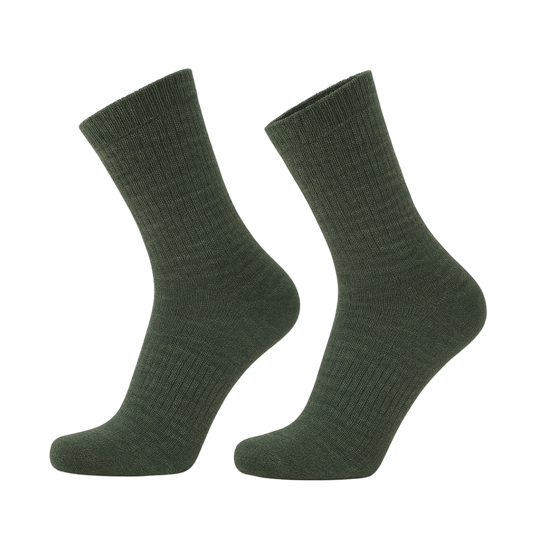 Helle alpacawool socks forestgreen product picture
